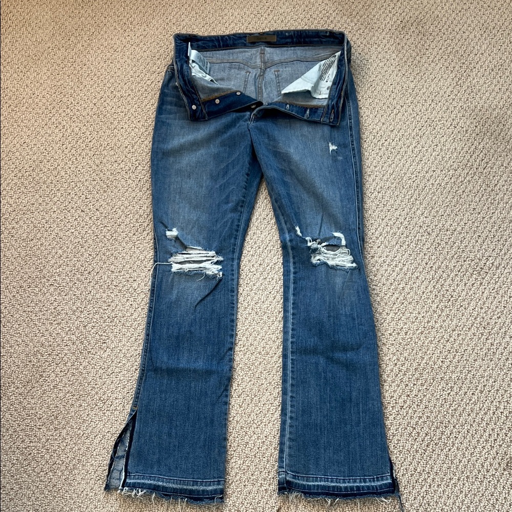 Joe’s Women’s Distressed Micro Flare High Rise Jeans